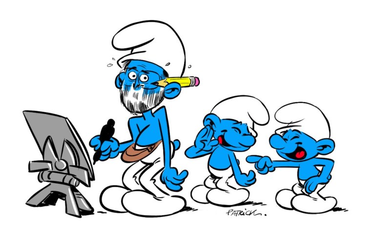 Маленькие синенькие человечки мультик