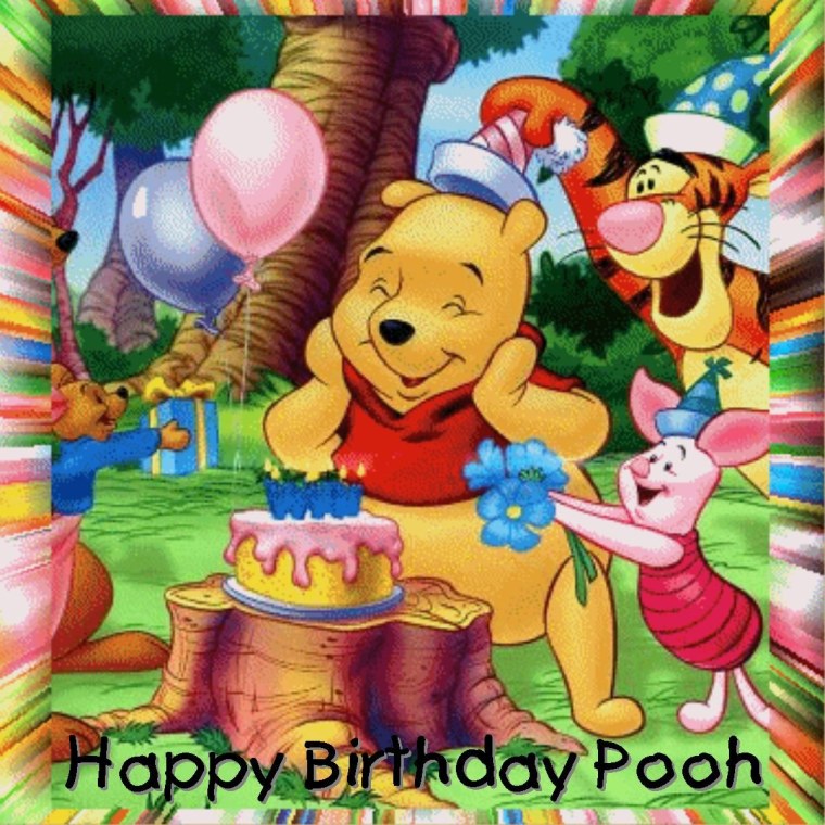 С днём рождения Винни пух