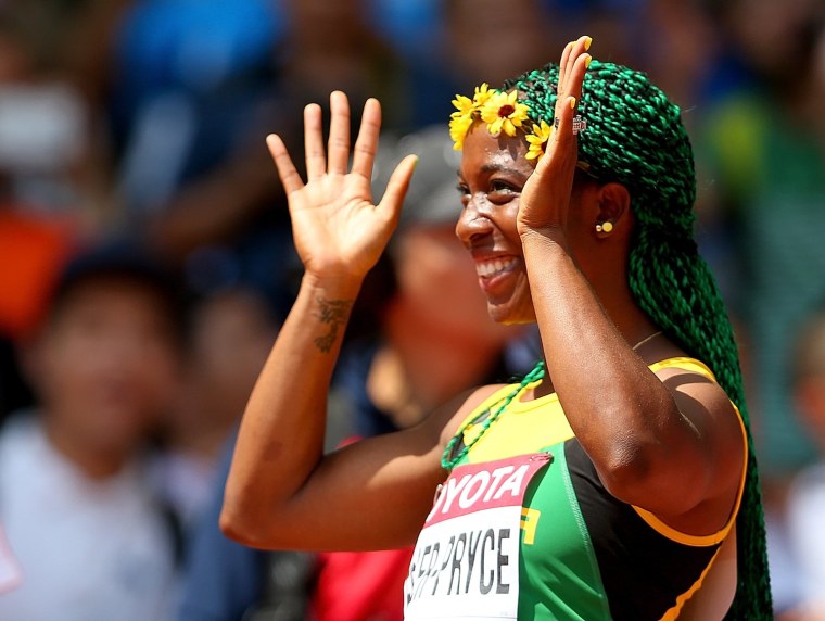 Ямайская бегунья Фрейзер