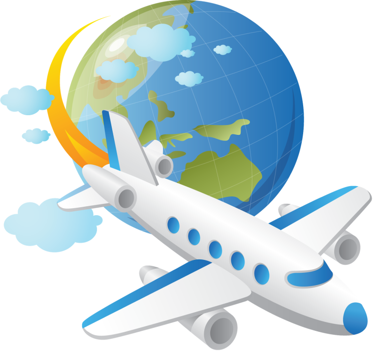 Самолет на белом фоне