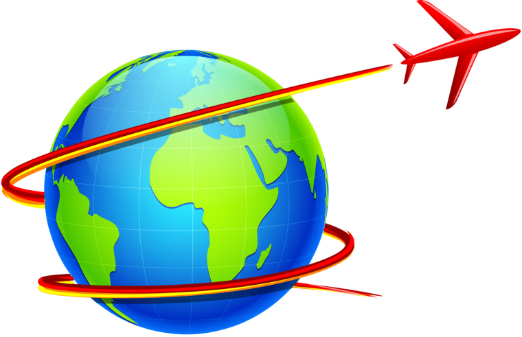 Самолетик вокруг земли