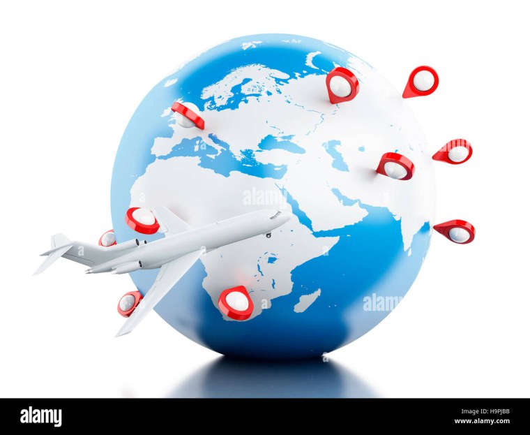 Самолет вокруг земного шара