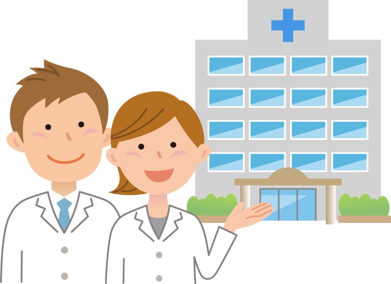 Поликлиника на прозрачном фоне