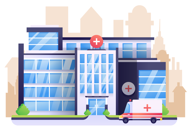 Больница здание