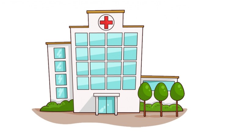 Больница рисунок
