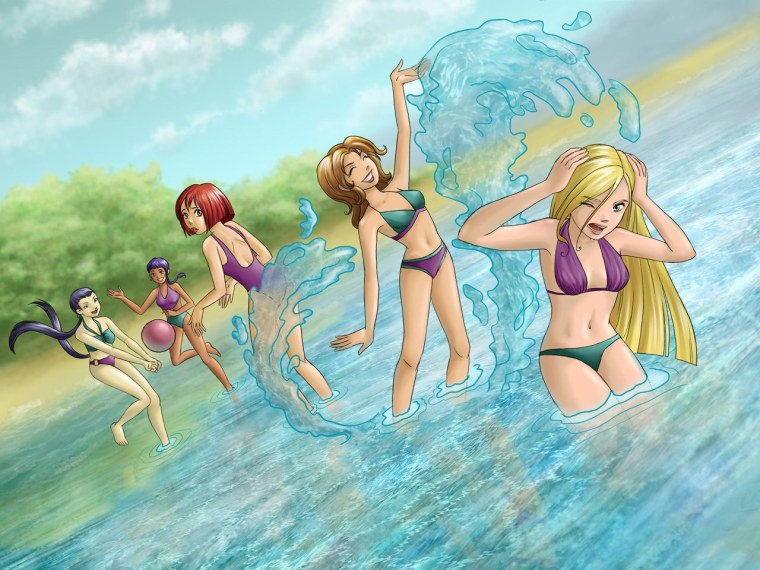 Чародейки Корнелия в купальнике