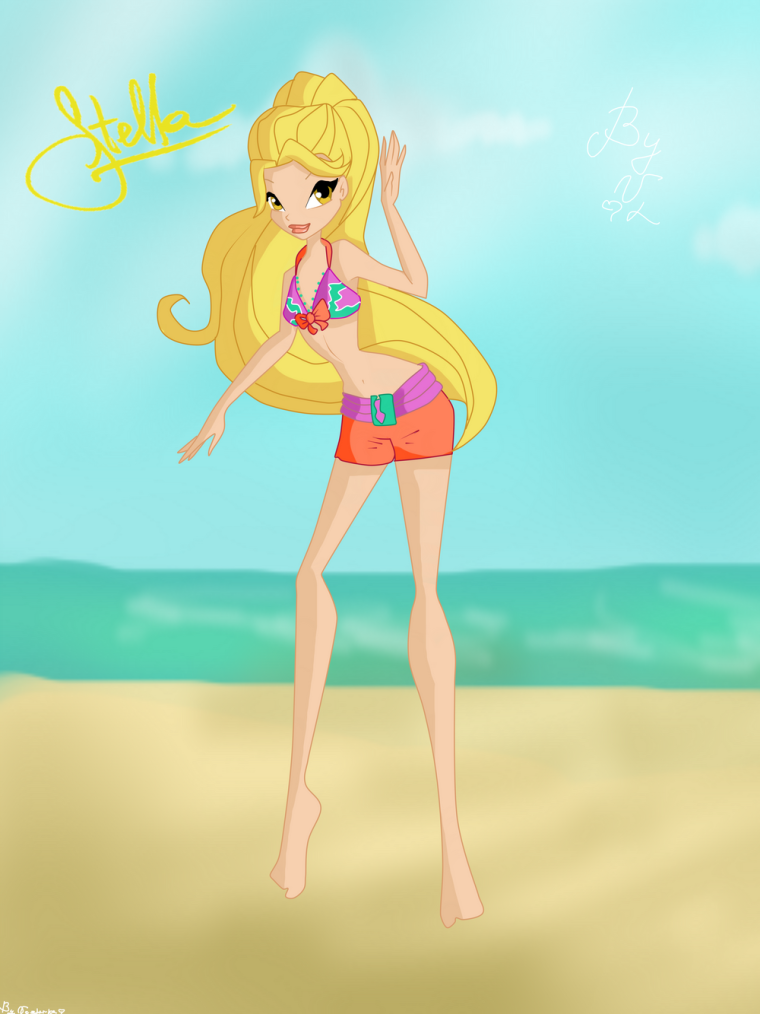 Клуб Винкс Стелла в купальнике