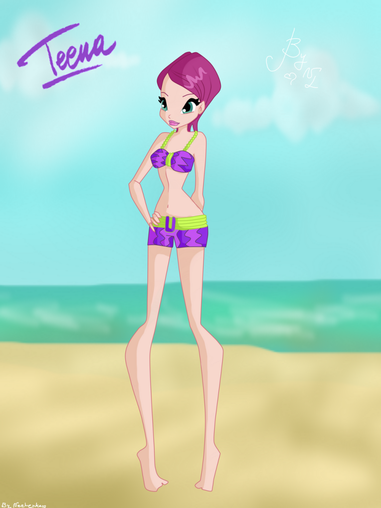 Винкс Текна в купальнике