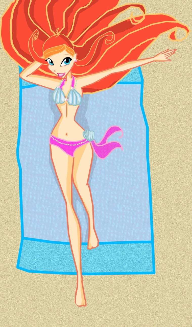 Клуб Винкс Блум в купальнике