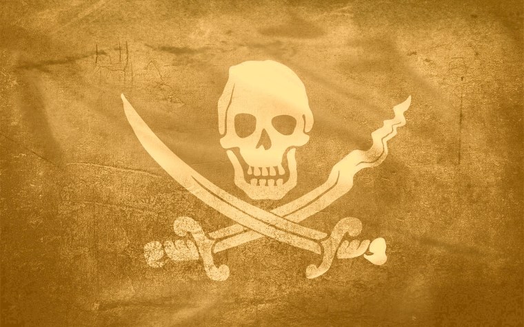 Флаг пиратов Карибского моря