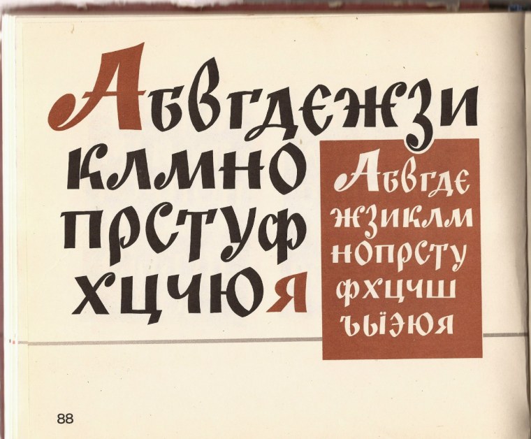 Шрифт советских книг