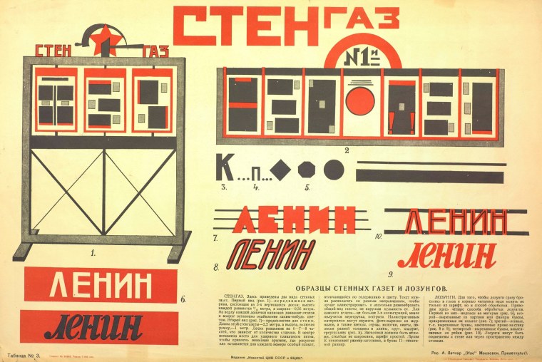 Советский шрифтовой плакат