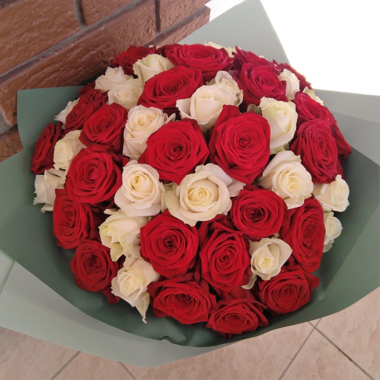 55 Роз букет