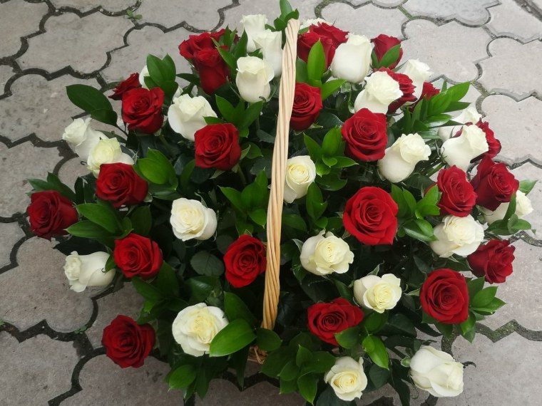 55 Роз букет