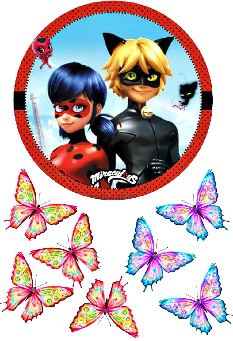 Леди баг съедобная печать