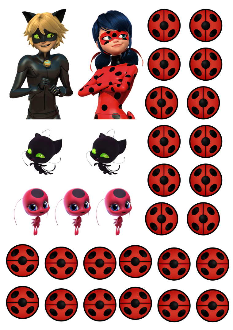 Леди баг и супер кот сахарная печать