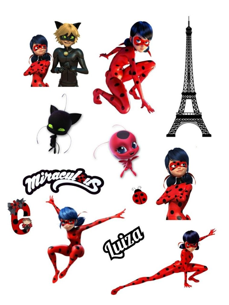 Наклейки леди баг