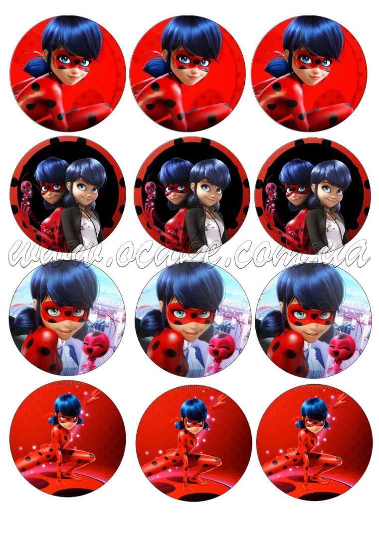 Леди баг и супер кот топперы