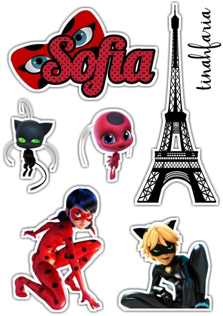 Леди баг сахарная печать