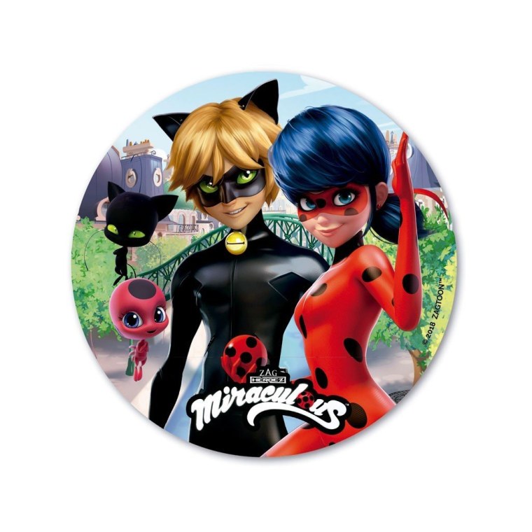 Леди баг вафельная