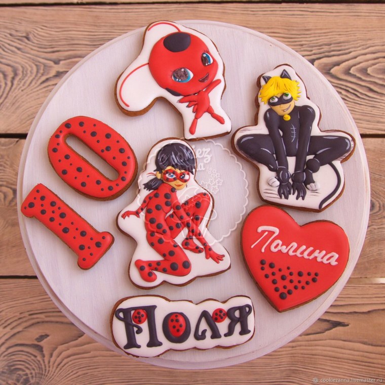 Пряники леди баг и супер кот