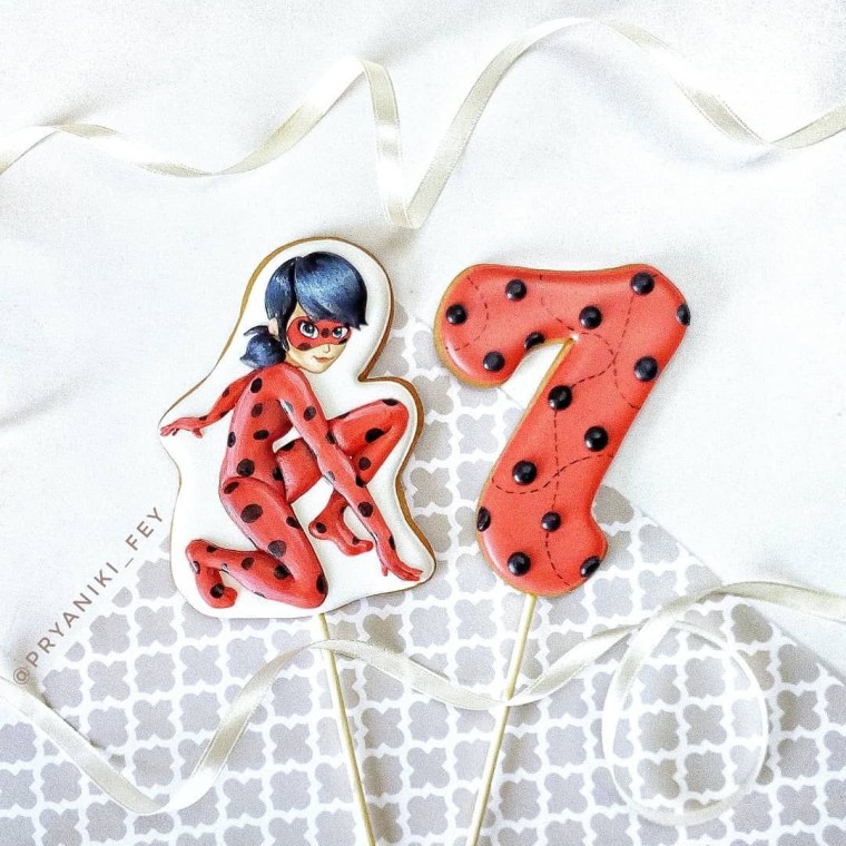 Имбирные пряники леди баг