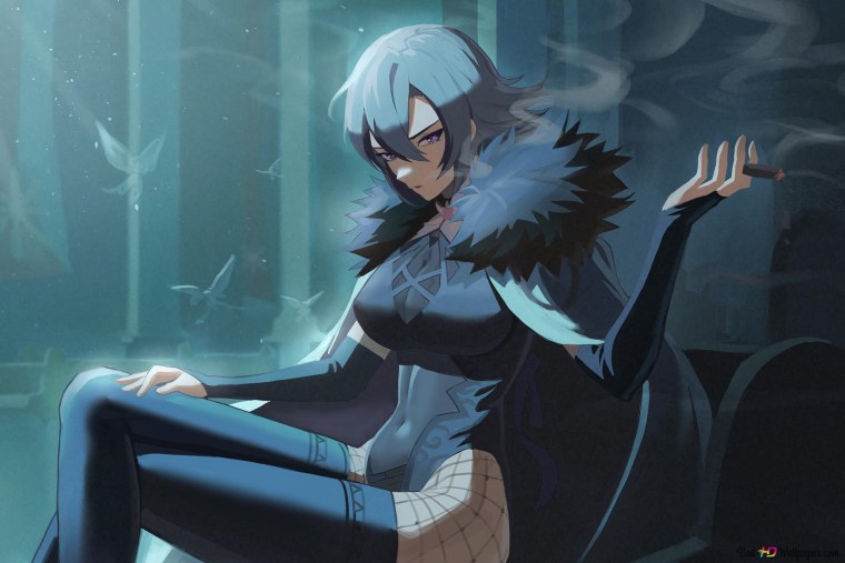 Обои на ПК тянок из Геншин Импакт