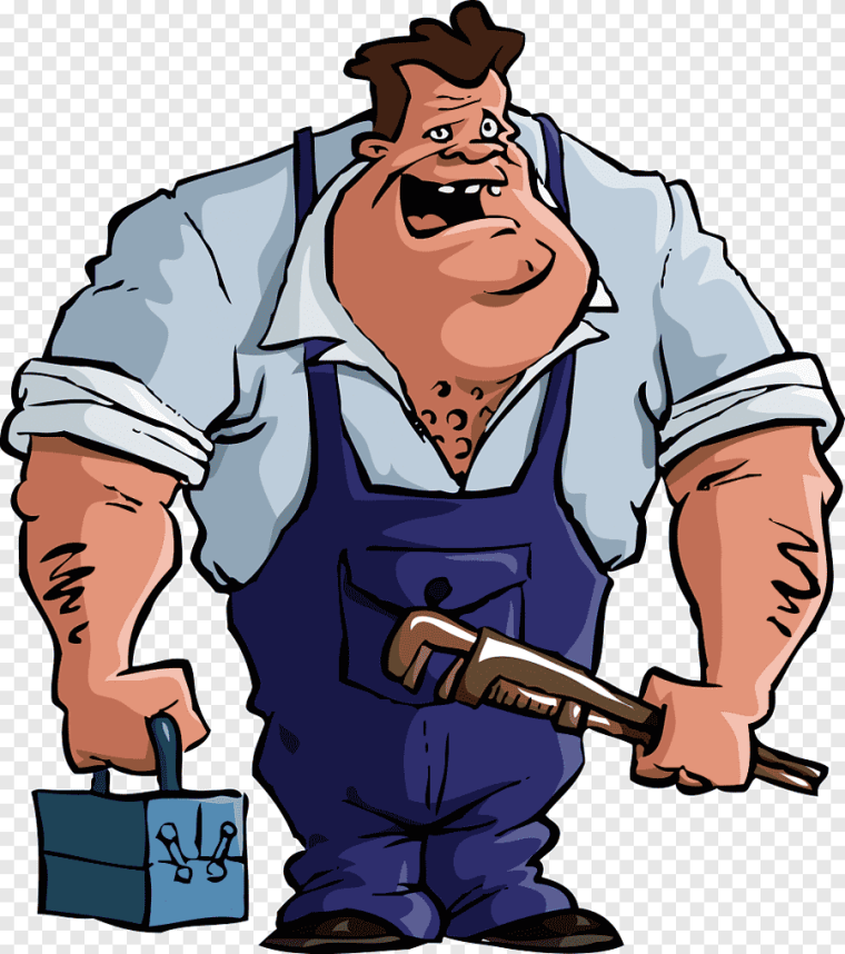 Сантехник карикатура