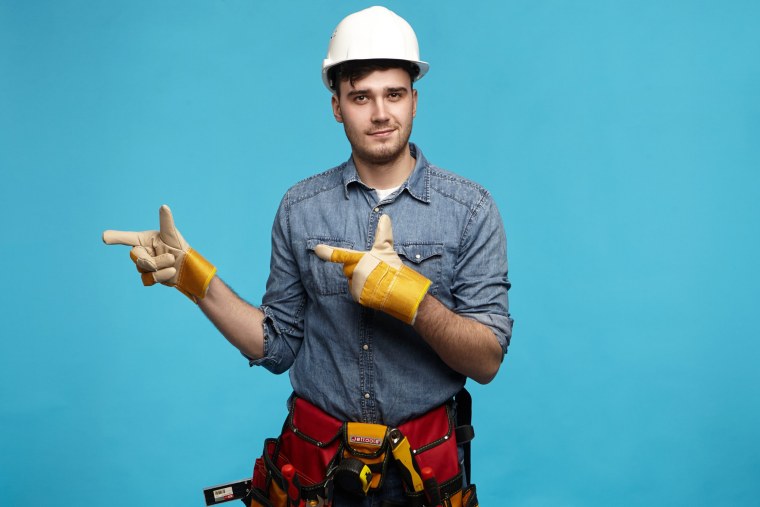 Мужчина Строитель