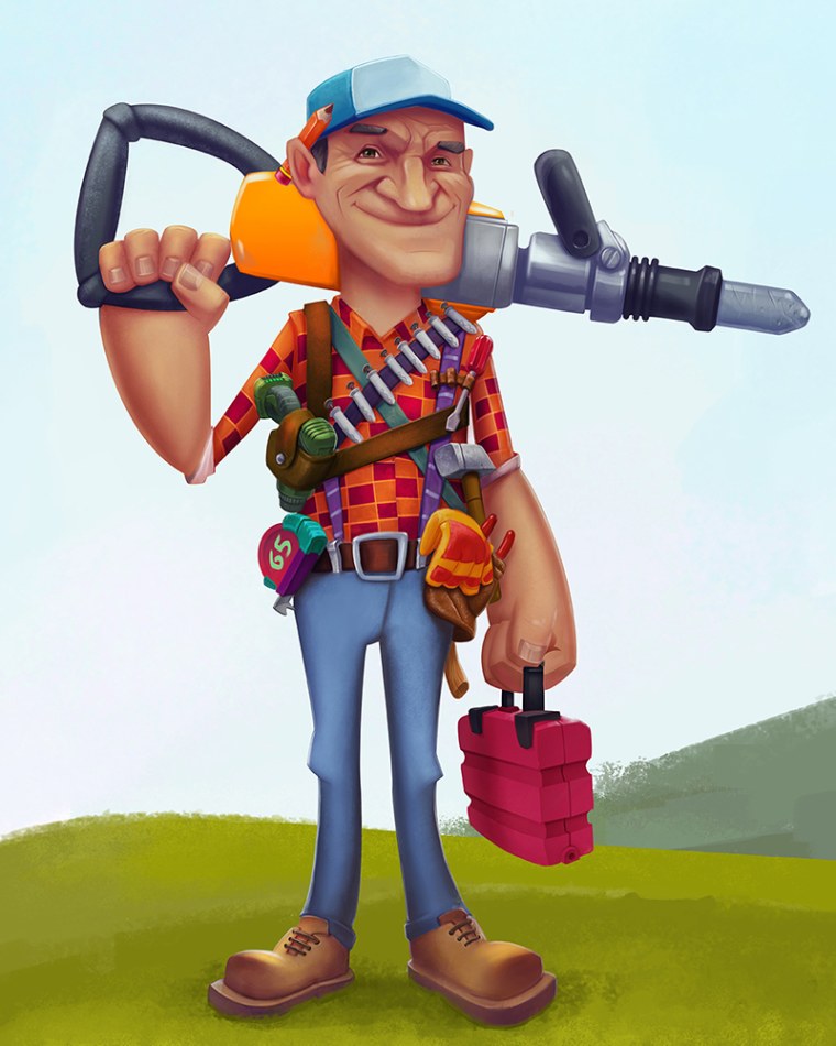 Персонаж Строитель