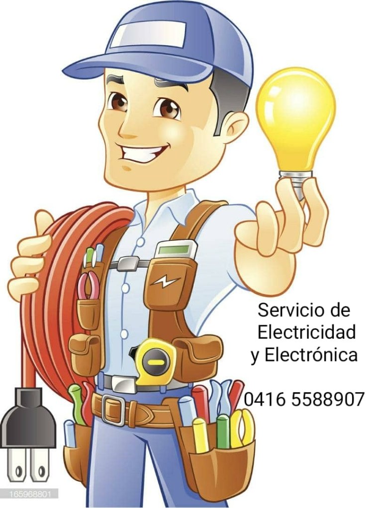 Электромонтер мультяшный