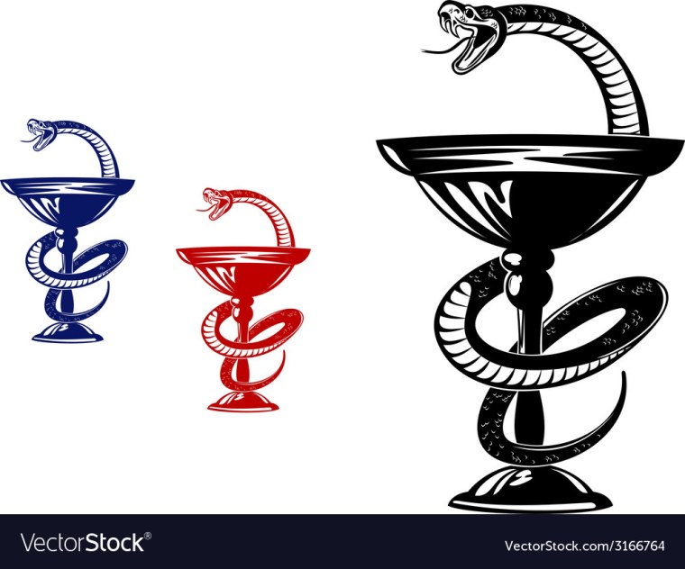 Медицинский знак змея и чаша