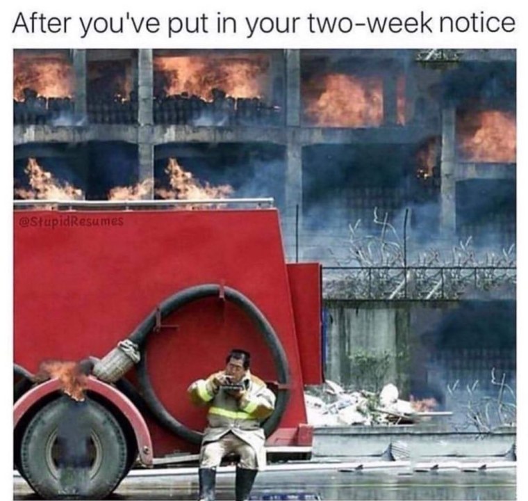 Демотиватор пожар