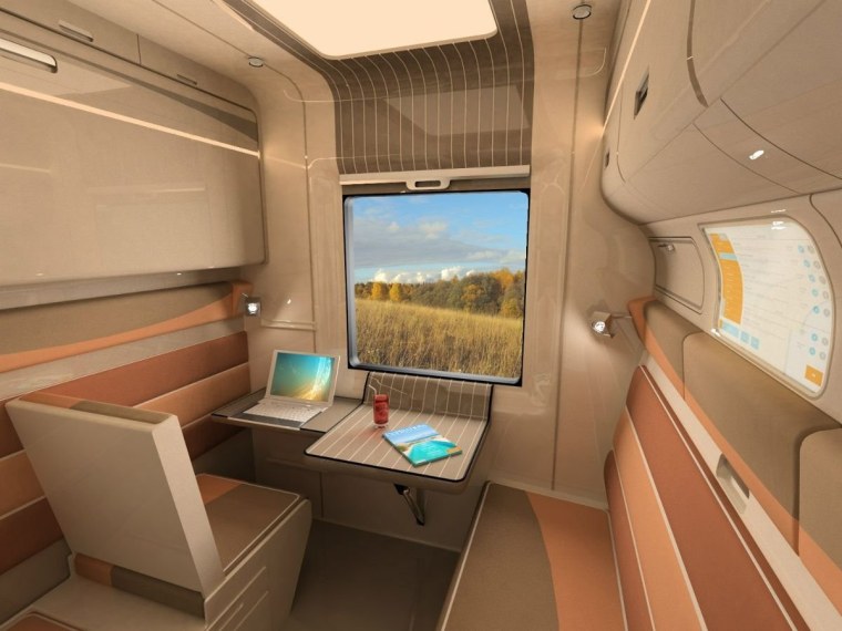 Купе поезда РЖД 2000