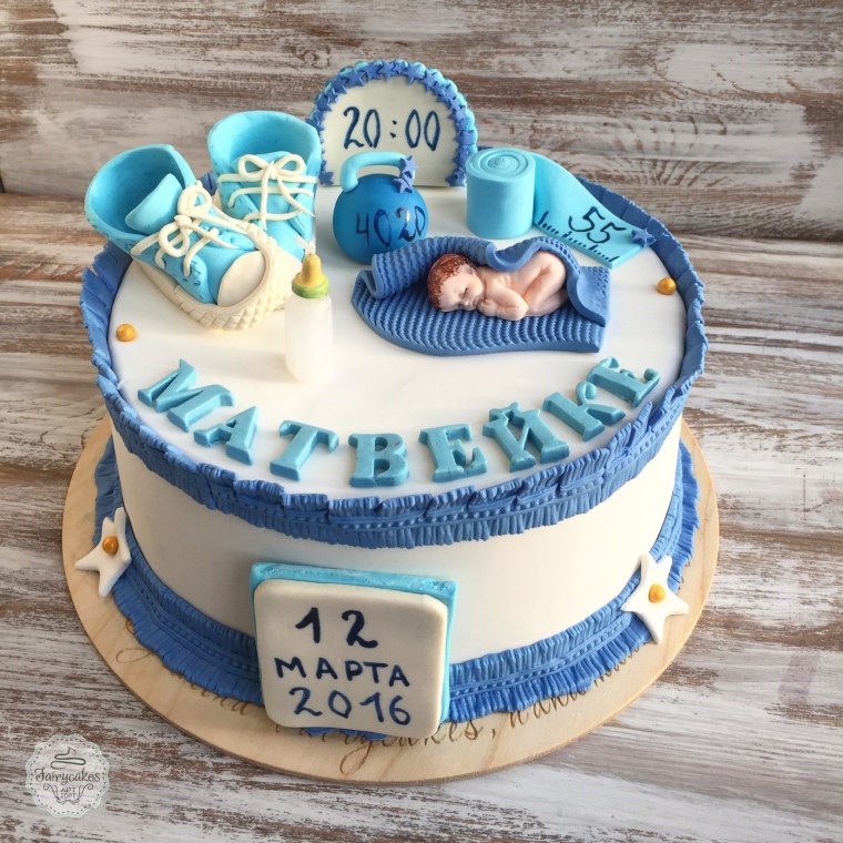 Торт на годик мальчику