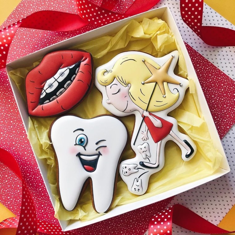 Пряник в виде зуба