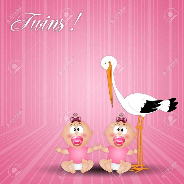 Поздравляю с новорожденными двойняшками