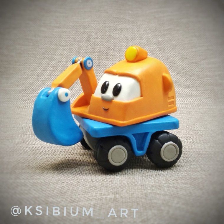 Грузовичок Лева экскаватор