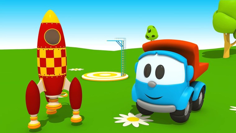 Мультфильм про Лёву грузовичка бесплатно Лея