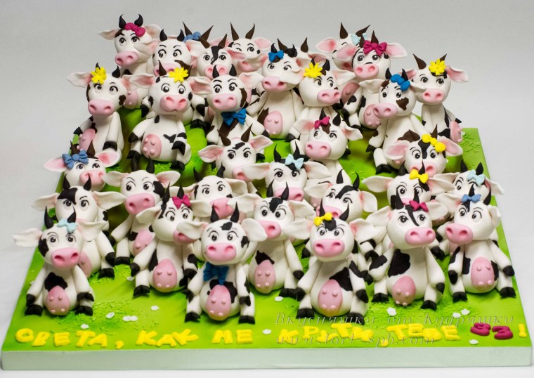 ЗЗ коровы торт