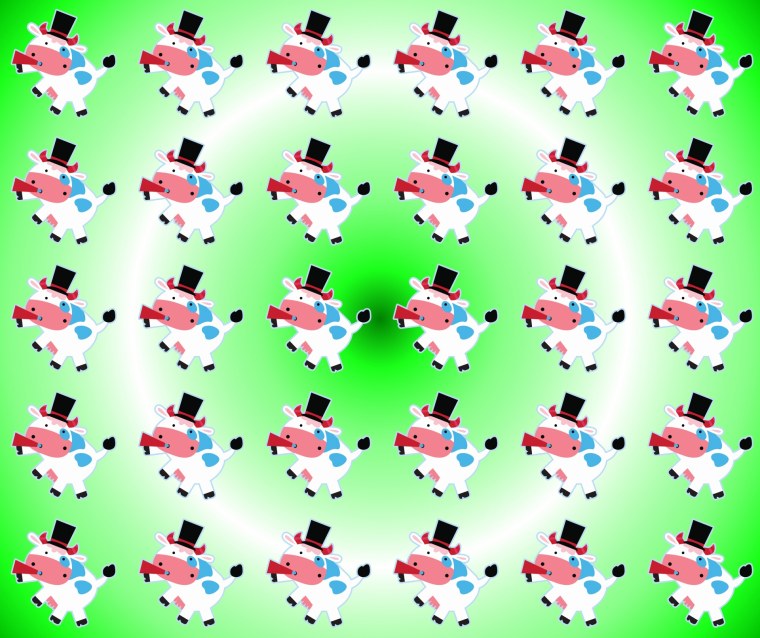 Топпер корова