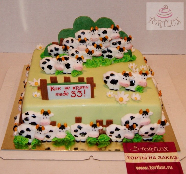Торт на 33 года мужчине