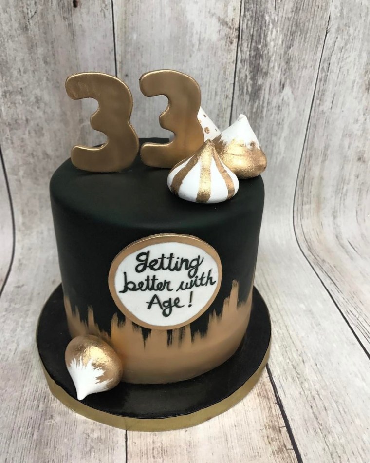 Торт на 33 года мужчине