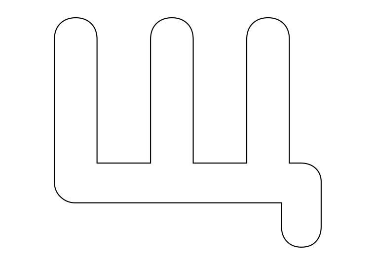 Буква щ для вырезания