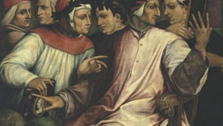 Гвидо Кавальканти и Данте Алигьери