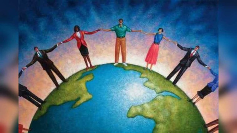 Человек и общество иллюстрация