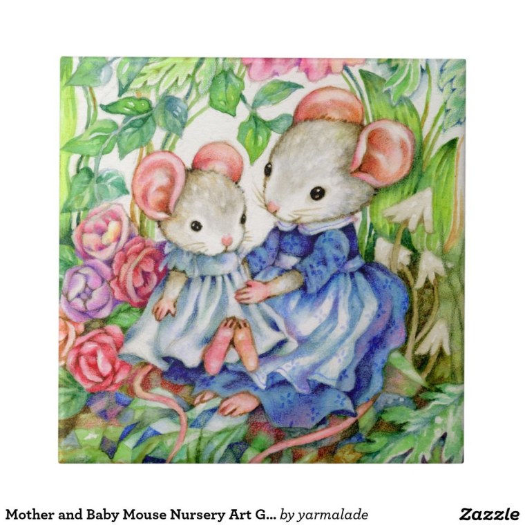 Мышки Акварельная арт