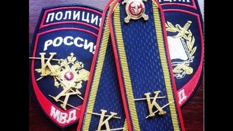 Погоны курсанта полиция МВД России-