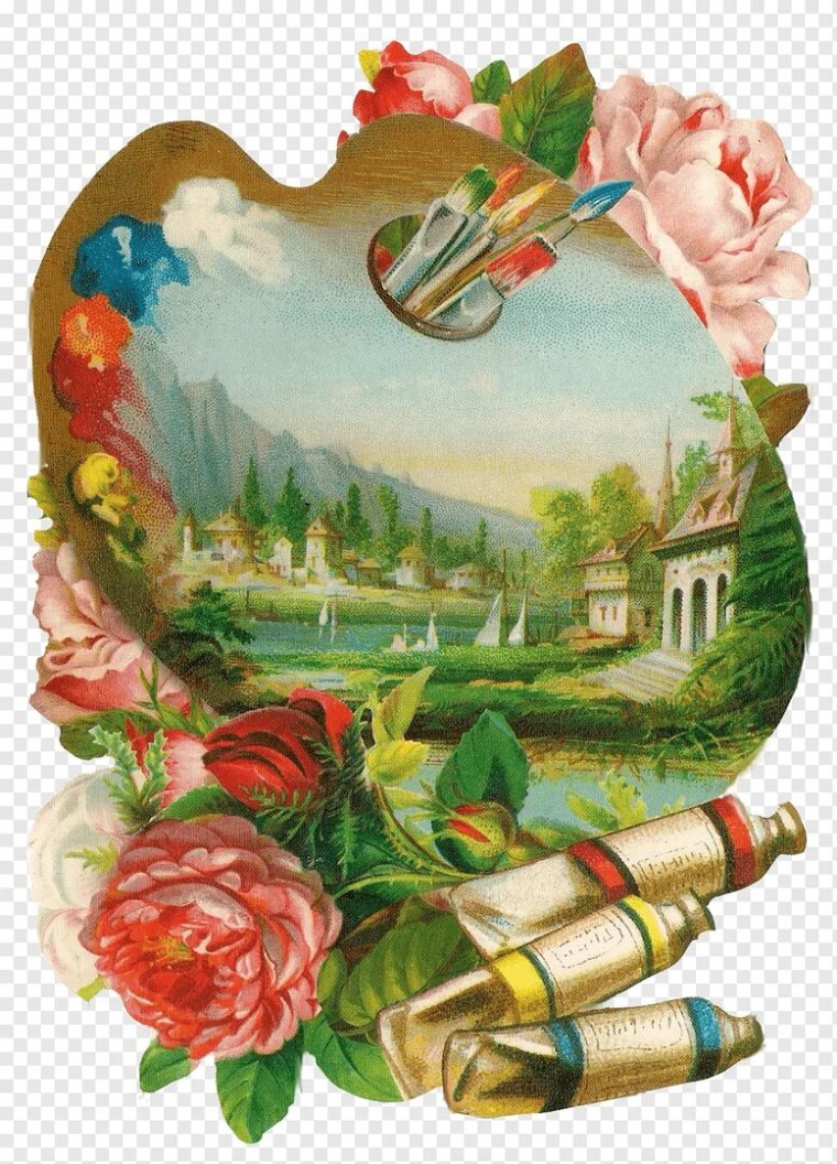 Открытка "художник"