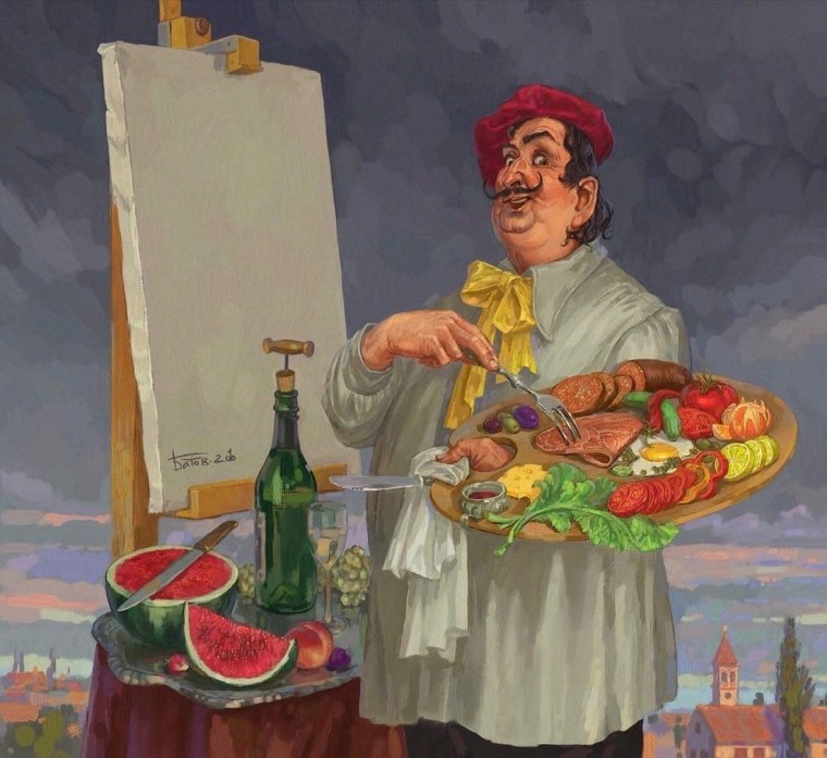 С днём рождения художнику